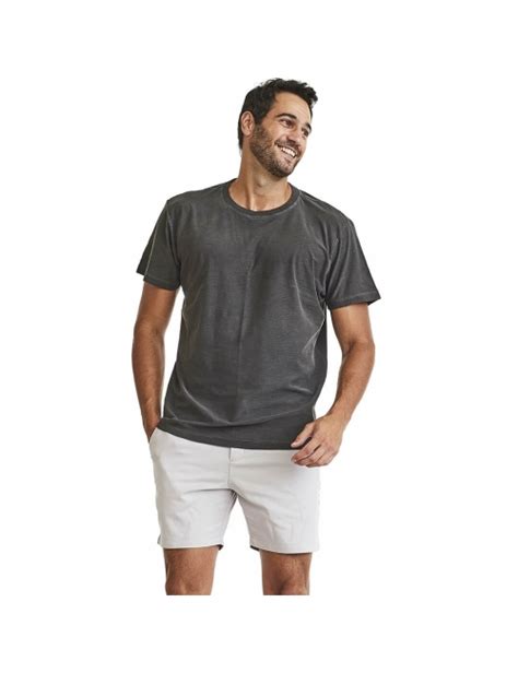 Bermuda Masculina Sarja El Stico Smart Fit Cinza Na Vaca L Ca Shop Now