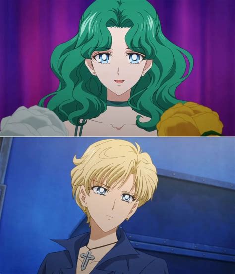 Mercurius On Instagram “michiru And Haruka 💚💙 Sailor Moon Cosmos