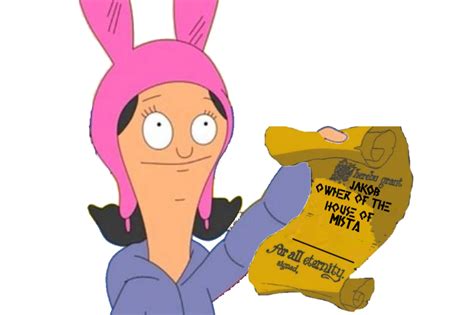 Louise Belcher With A Hom Binding Contract By Jakeyfrollogothel On