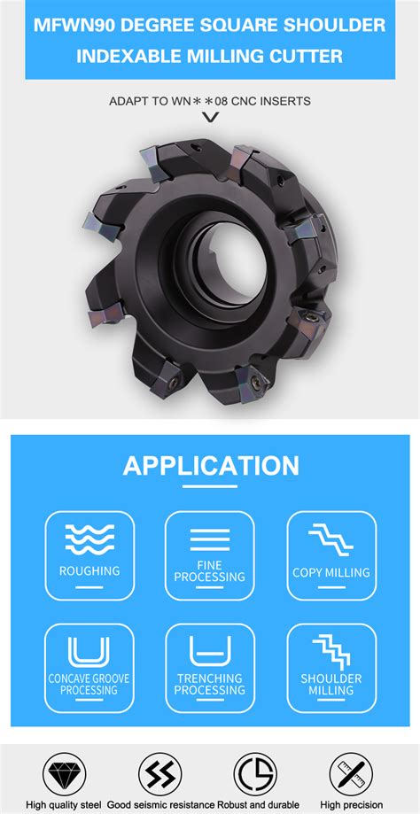 Mfwn Degree Square Shoulder Face Milling Cutter Product Center