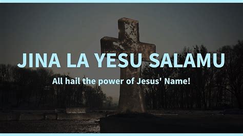 Jina La Yesu Salamu All Hail The Power Of Jesus Name Instrumental