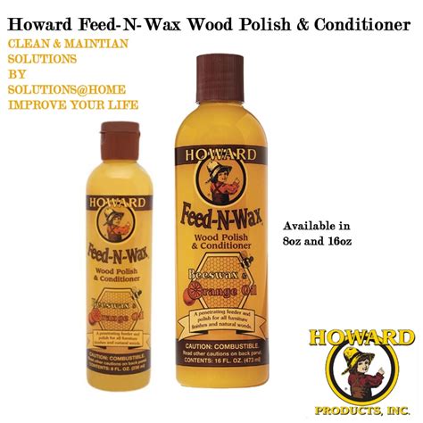 Howard Feed N Wax Wood Polish Conditioner Feed N Wax Shopee Singapore