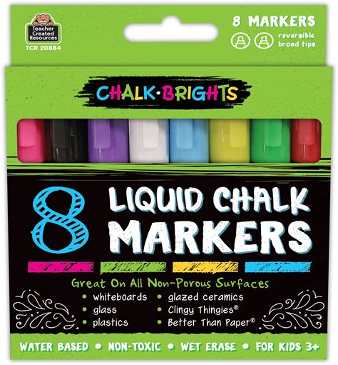 Chalk Brights Liquid Chalk Markers Tcr20884 Teacher Created Resources