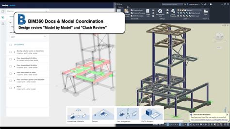 Bim360 Docsmodel Coordination Design Review 3d Model Checking Youtube