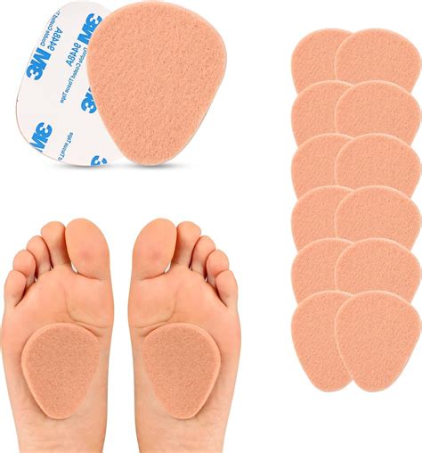 Buy Metatarsal Feet Pads For Women And Men 12 Pieces 1 4 Thick Ball Of