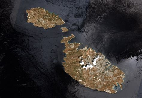 Esa Malta From Space Via Laser