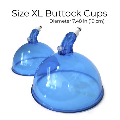 Size XL Colombian Lifting Butt Cups For Vacuum Therapy