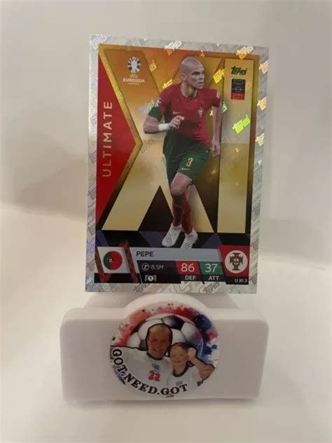 Topps Match Attax Uefa Euro Pepe Ultimate Xi Card U Xi