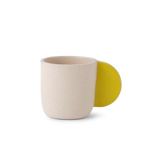 Stoneware Coffee Cup Yellow Not Just A Shop