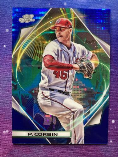 2022 Patrick Corbin Topps Cosmic Chrome Blue Moon Refractors 112 99