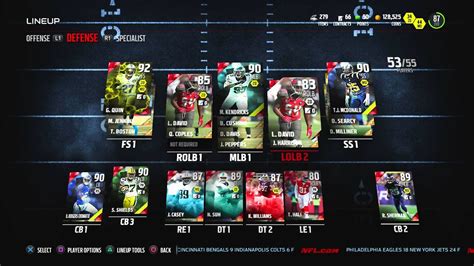 Madden 16 Ultimate Team Lineup Update Stacked Defense Youtube