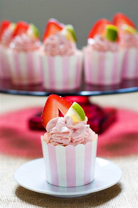 Strawberry Margarita Cupcakes • Cook Like A Champion