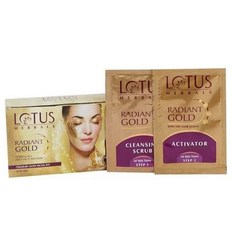 Lotus Radiant Glow Facial Kit Packaging Size 150 Gm At Rs 250 In Faridabad