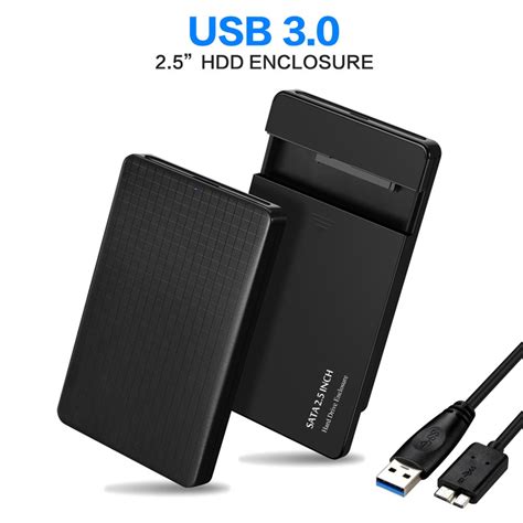 เคสไดรฟ์ฮาร์ดดิสก์แบบพกพารองรับ6tb Usb 30กล่องใส่ฮาร์ดดิสก์กล่อง