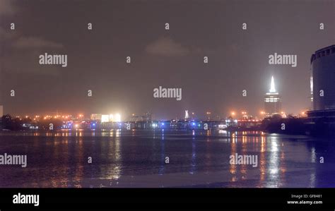 Lagos lagoon nigeria night hi-res stock photography and images - Alamy