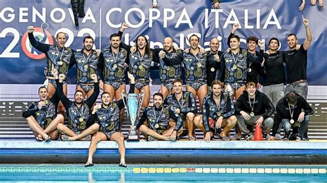 Pallanuoto Coppa Italia Trionfo Pro Recco