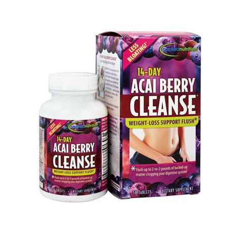 Applied Nutrition Day Acai Berry Cleanse Tablets Wealzin