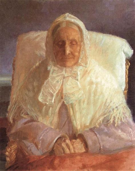 The Artist S Mother Anna Hedvig Brondum Anna Ancher Danish 1859