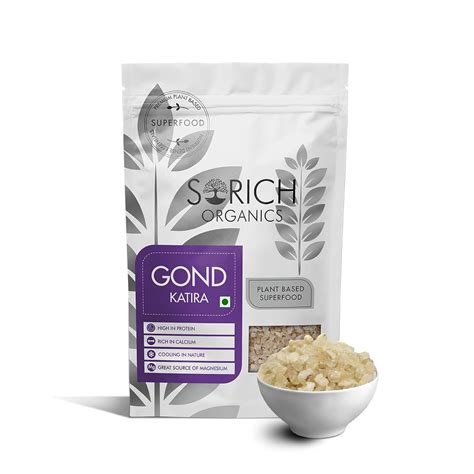 Sorich Organics Gond Katira Pure Gm Gond Katira For Weight