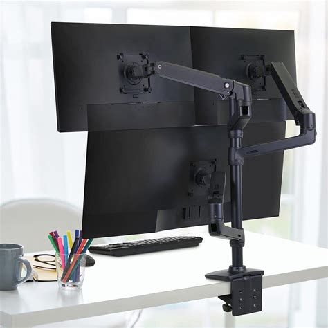 Ergotron Lx Arm Kit Nero Braccio And Piedistallo Garanzia 3 Anni Ldlc