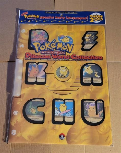 Mavin 9 X POKEMON PROMO CARDS PIKACHU WORLD COLLECTION 2000