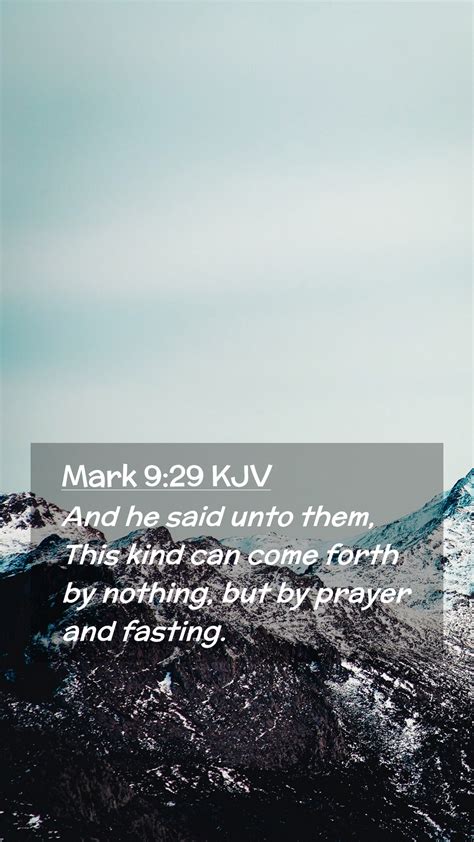 Mark 929 Kjv Mobile Phone Wallpaper And He Said Unto Them This Kind