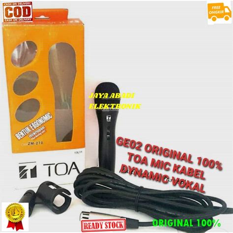 Jual G02 ORIGINAL TOA FIRTS CLASS MIC KABEL 5 METER KARAOKE LEGENDARY