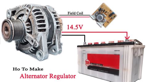 12v 150a Car Dynamo Alternator Regulator Circuit Make It Yourself At Home Youtube