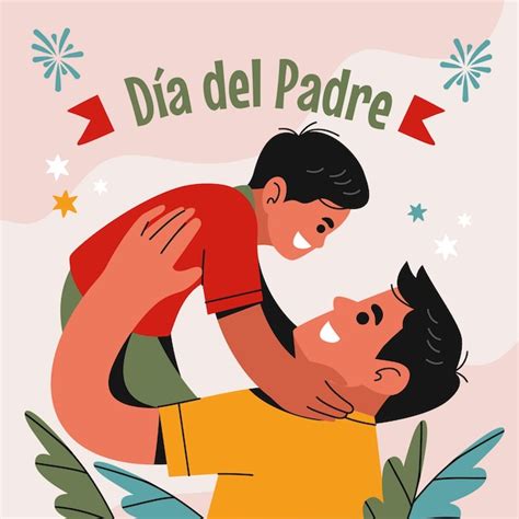 Ilustración plana para la celebración del dia del padre Vector Gratis