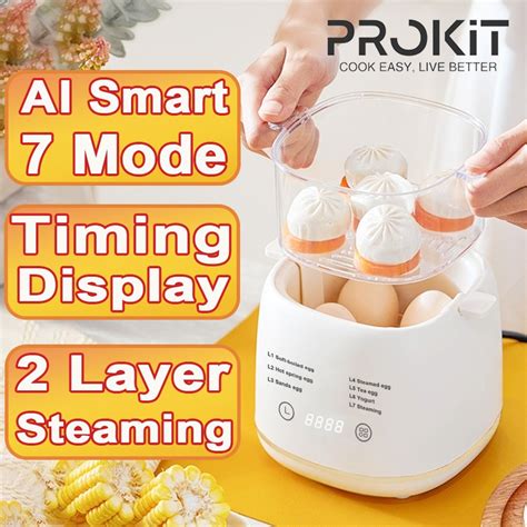 Mode Egg Boiler Egg Steamer Half Boiled Egg Maker Telur Separuh Masak