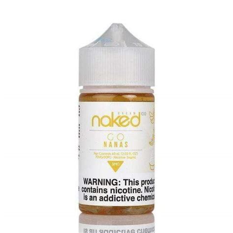 GO NANAS 50ML E LIQUID NAKED 100 UK Vape Store E Cig Clouds