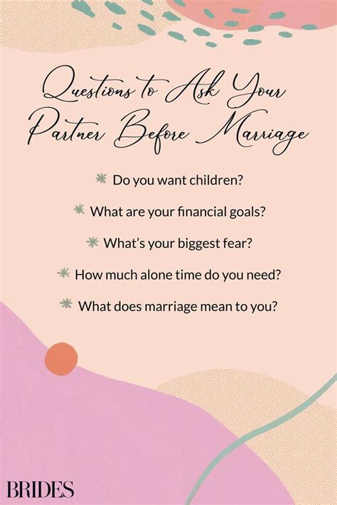 12 Questions To Ask Your Partner Before Marriage Before Marriage Marriage Advice Quotes Marriage