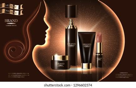 Cosmetics Beauty Product Premium Body Spray Stock Vector (Royalty Free ...