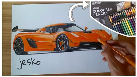 Drawing Koenigsegg Jesko Drawing Drawing Cars YouTube