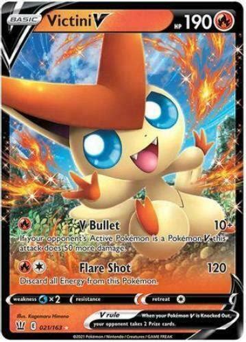 Victini V 21 Prices Pokemon Battle Styles Pokemon Cards