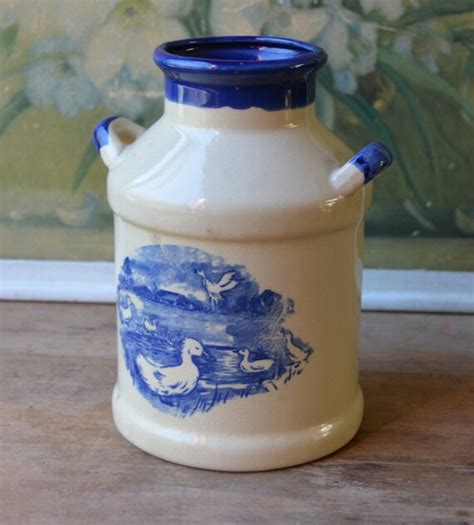 Vintage Cobalt Blue Bird Crock By Valsvintageshoppe On Etsy