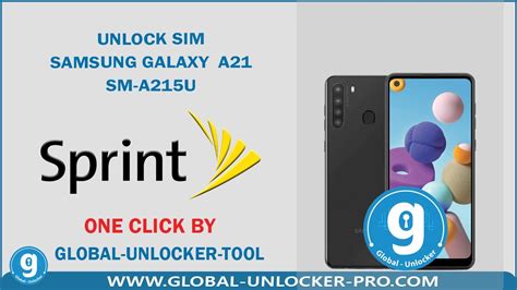 Unlock Sim Samsung Galaxy A21 Sprint Sm A215u New Securty Patch By