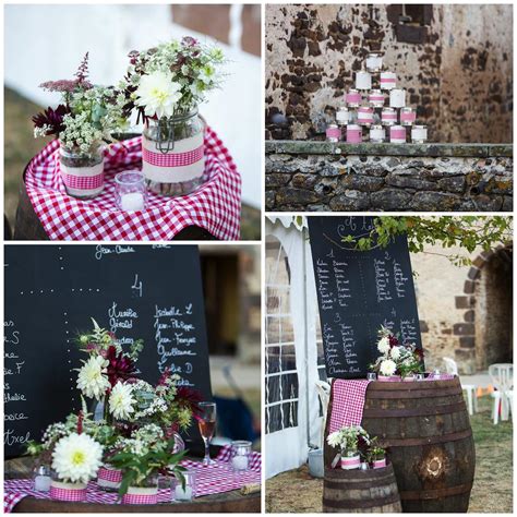 Un Mariage Guinguette Aux Carreaux De Vichy