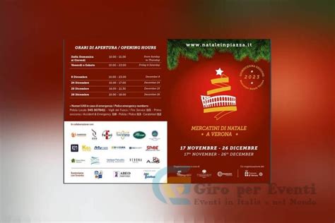 Mercatini Di Natale A Verona Giro Per Eventi