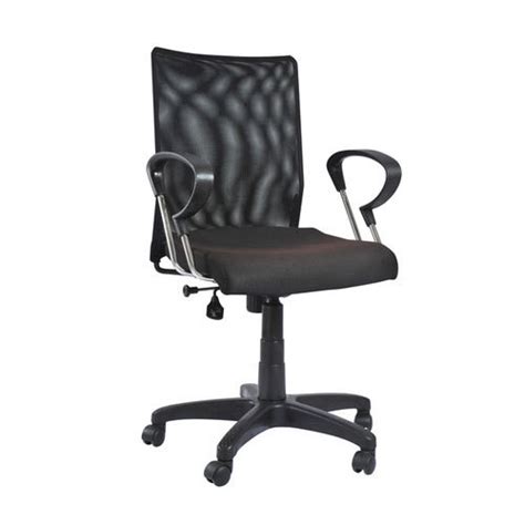 Black Mesh Chair Office Chair Foldable No Rotatable Yes At Rs