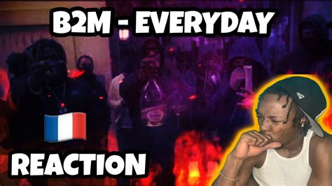 AMERICAN REACTS TO FRENCH DRILL RAP B2M Everyday WITH ENGLISH