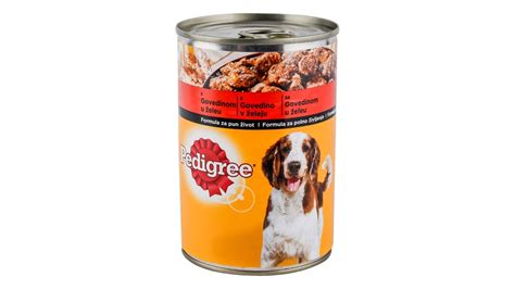 PEDIGREE hrana za pse adult govedina u želeu konzerva 400g Cenoteka