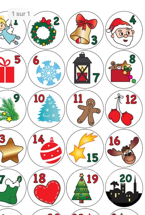 Printable Christmas Advent Calendar - Printable Word Searches