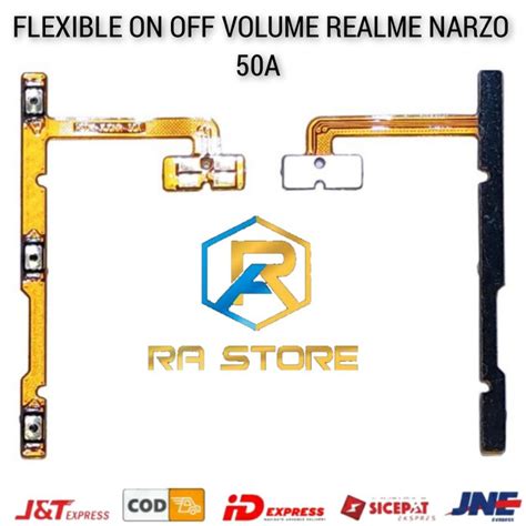 Flexible Flexibel On Off Volume Realme Narzo 50A Fleksibel Tombol