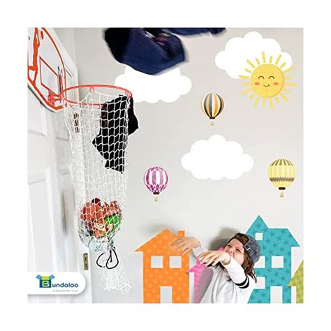 Bundaloo Basketball Laundry Hamper Over The Door 2 In 1 Hanging