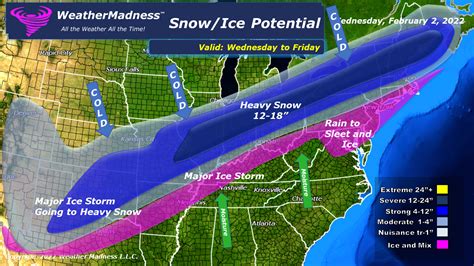 Latest Snow Map for Weather Wednesday- Power Outages and Travel ...