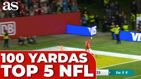 TOP 5 JUGADAS De La SEMANA En NFL 100 YARDAS YouTube