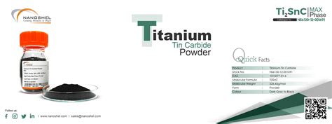 Titanium Tin Carbide Powder MAX Phase High Purity