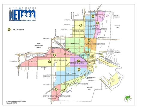 City Of Miami Neighborhood Map