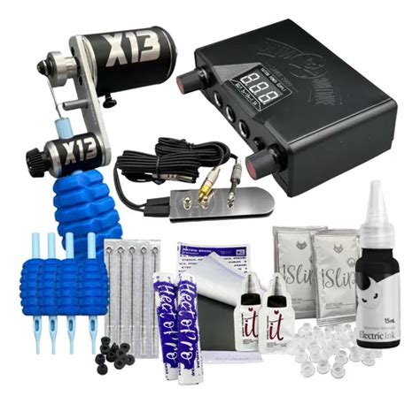 Kit De Tatuagem Máquina Fonte Tinta Vaselina Transfer Barato